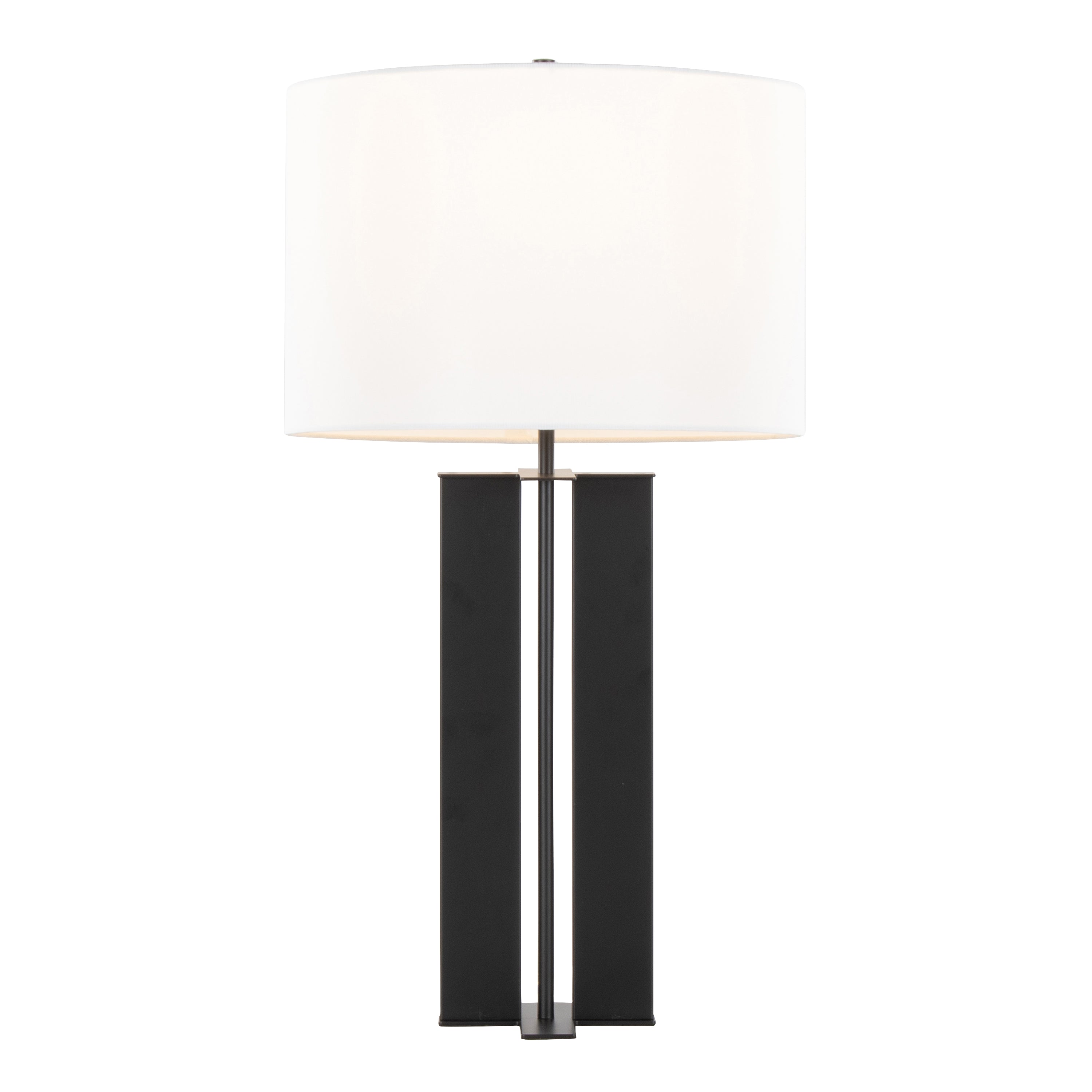 28" Contemporary Metal Table Lamp