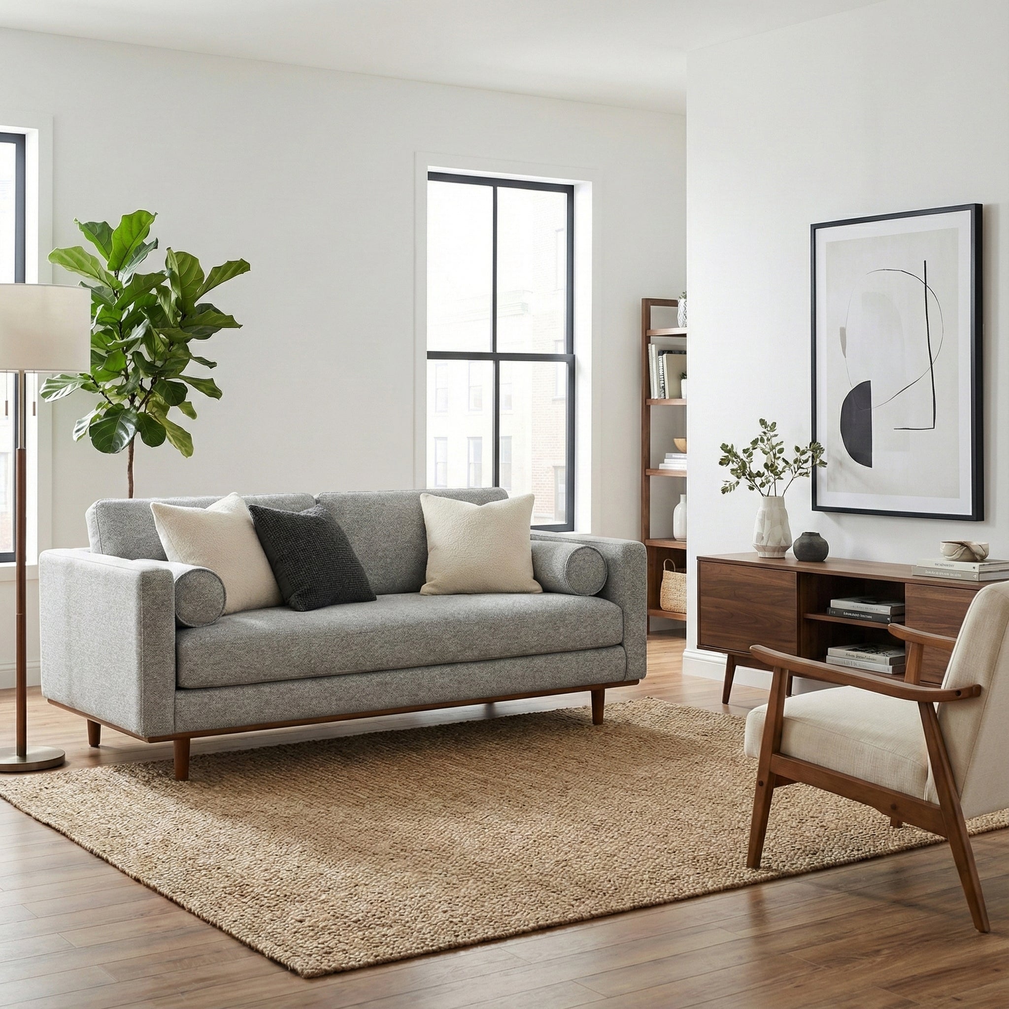 Morrison - 72" Sofa - Mist