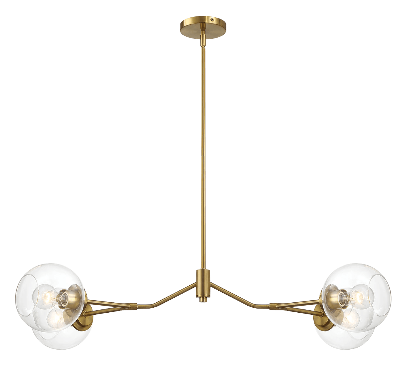Jewel Four Lights Modern Farmhouse Chandelier