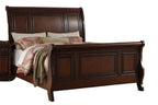 Traditional 3pc Set California King Size Bed & Nightstands