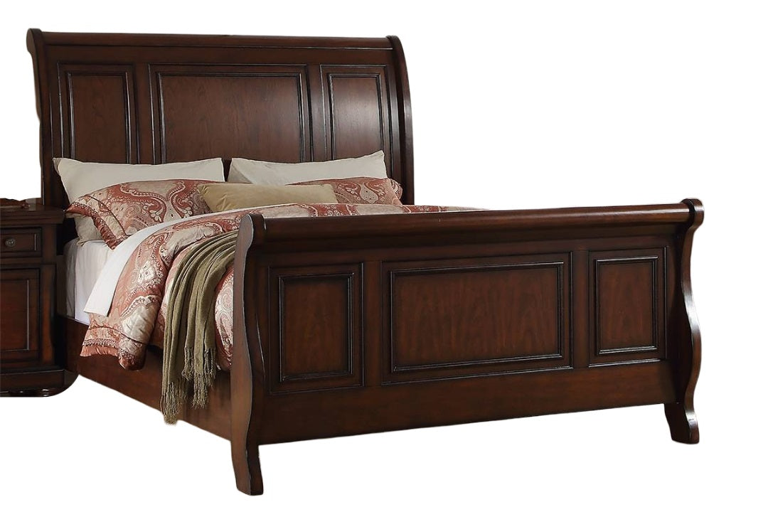 Traditional 3pc Set Est King Size Bed & Nightstands