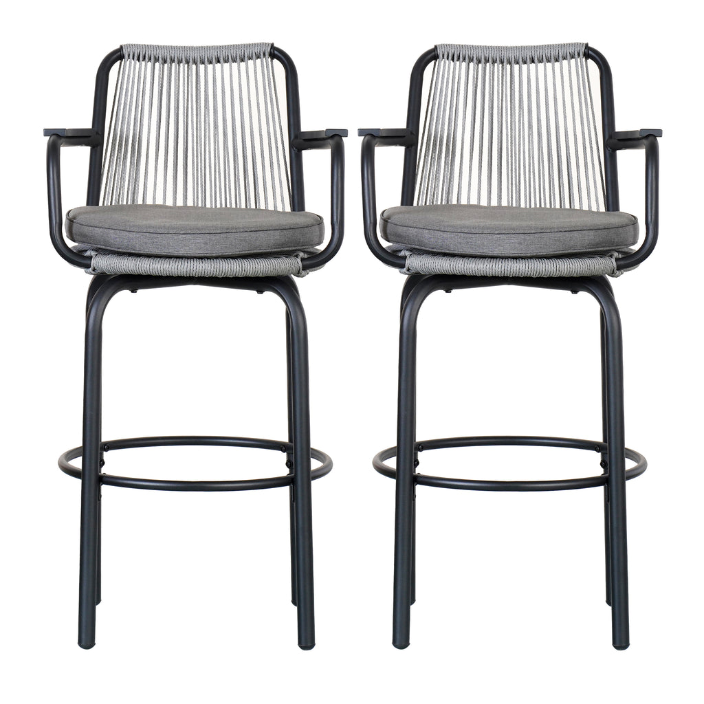 Outdoor Patio Bar Stools Set of 2