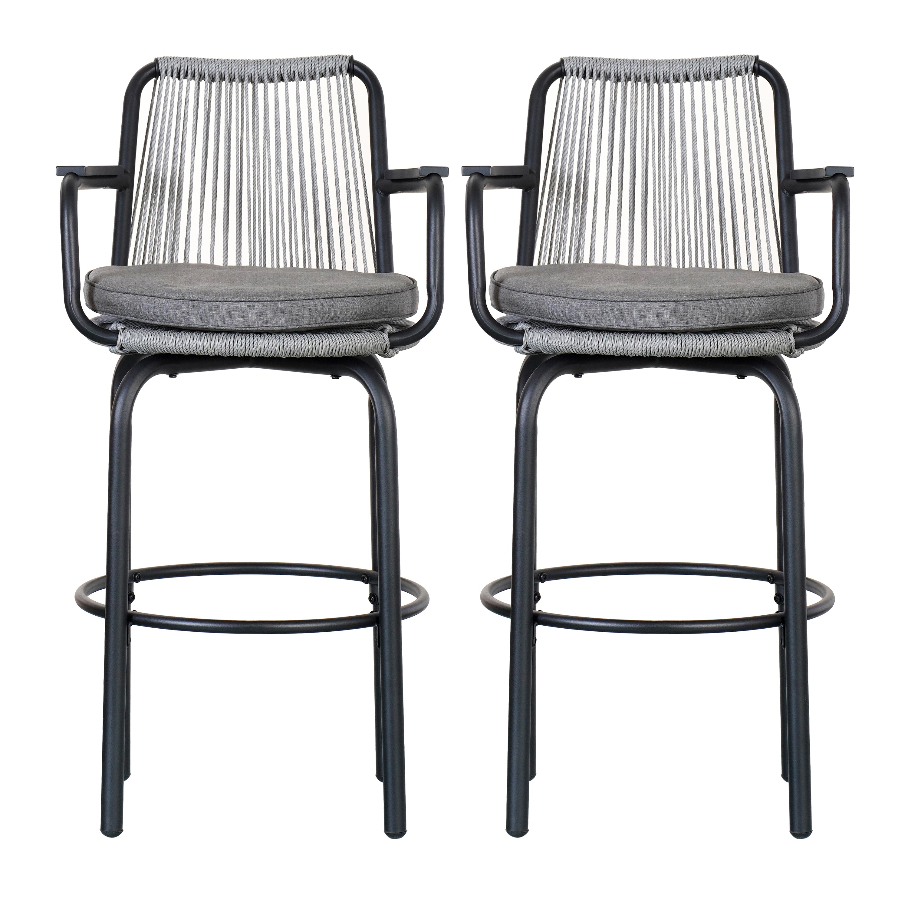 Outdoor Patio Bar Stools Set of 2