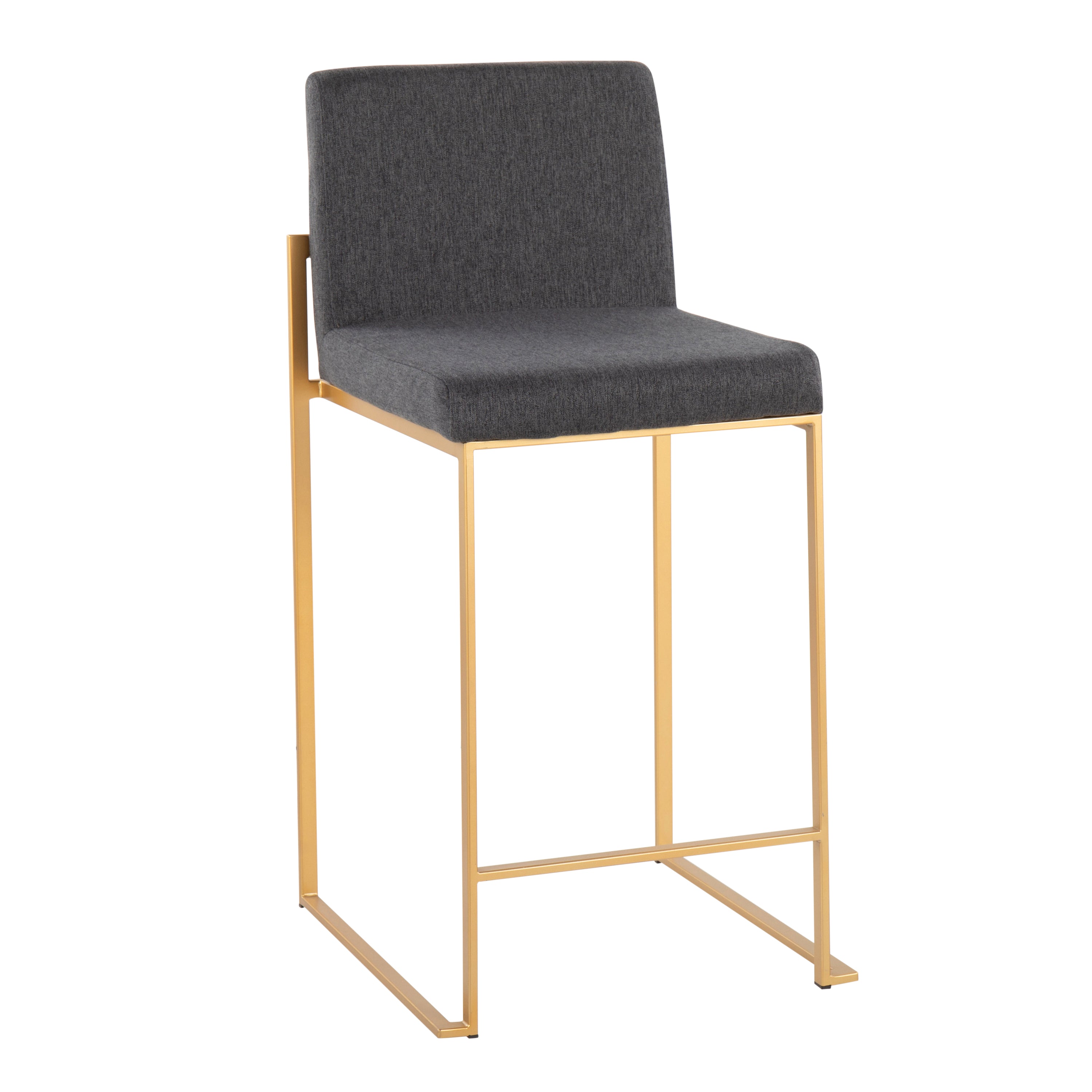 Contemporary High Back Counter Stool