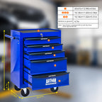 Rolling Metal Tool Chest with 5 Drawers