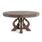 Round Dining Room Table with Pedestal Base