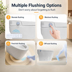 Smart Toilet With Built-In Bidet
