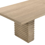 95-Inch Dining Table (Light Ash)