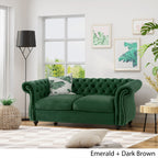 Chesterfield Style Loveseat Sofa