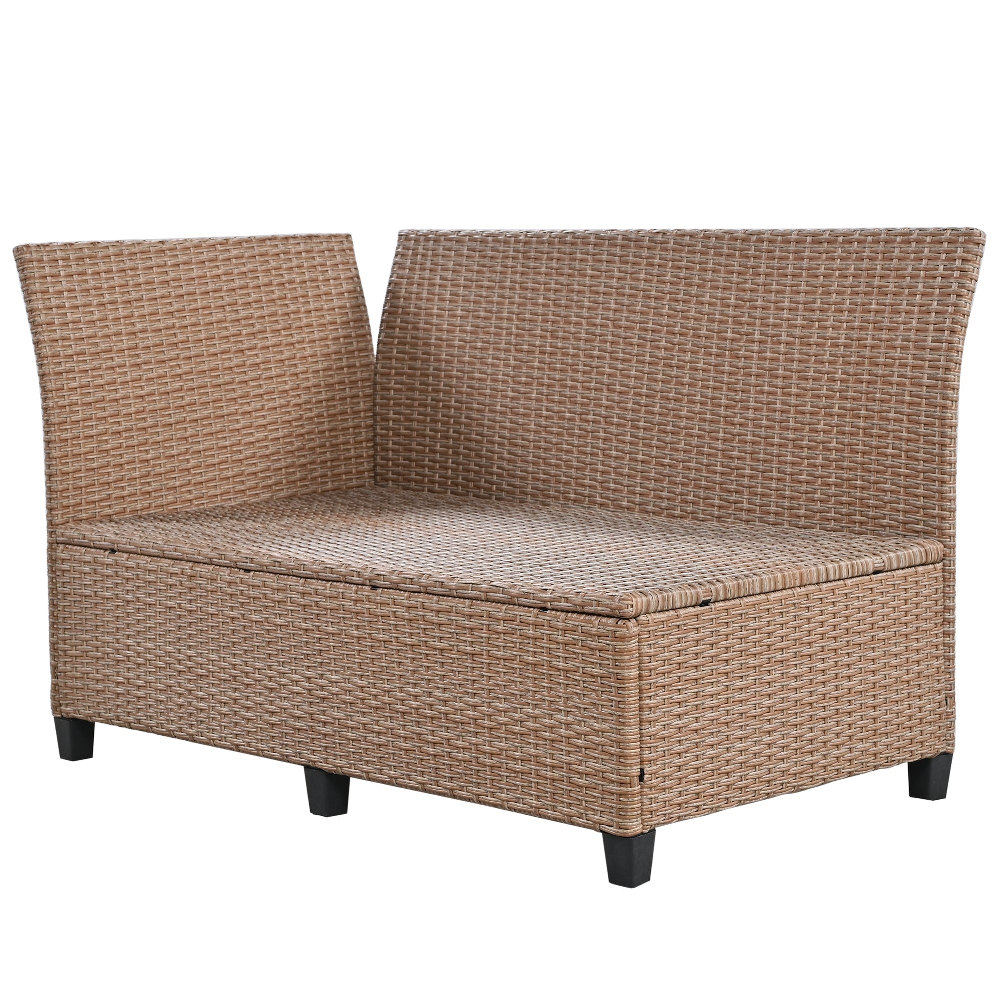 Tomax 5-Piece Outdoor Patio Rattan Sofa Set