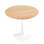 31.5" Oak Color Top Tulip Table