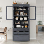 TOPMAX Freestanding Kitchen Pantry Storage Cabinet