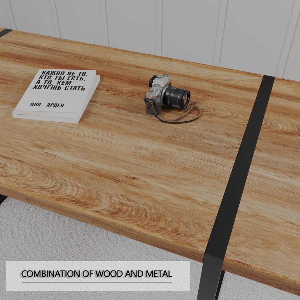 59" Modern Industrial Dining Table