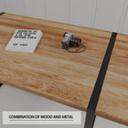 59" Modern Industrial Dining Table