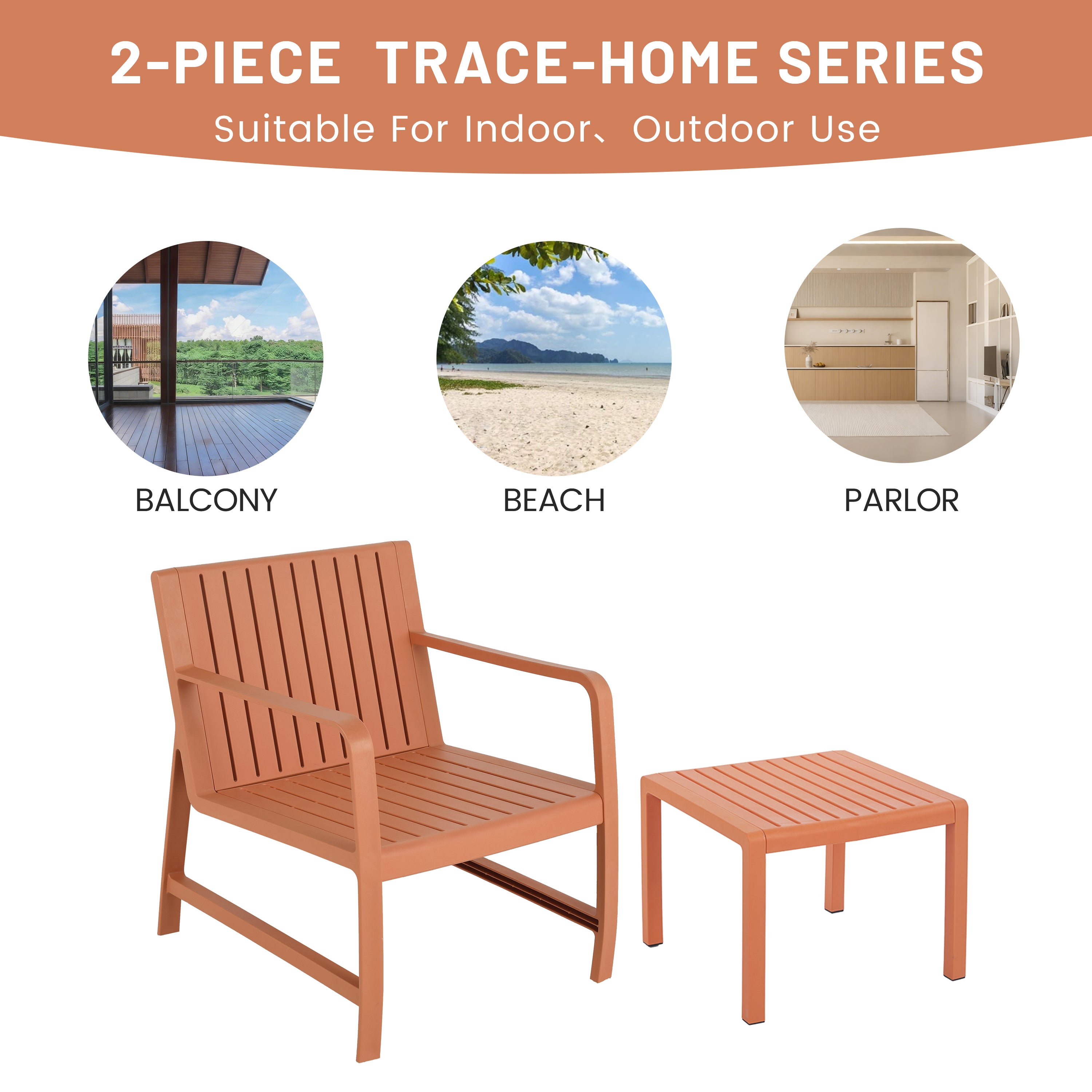 Summer 2-Piece Indoor/Outdoor Furniture Set