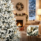 Snowy Frosted Artificial Christmas Tree