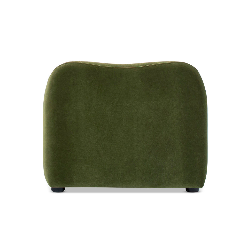 Roman Upholstered Modern Pet Bed - Olive