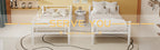 Twin Over Twin Metal Bunk Bed for Kids