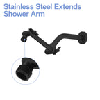4" Stainless Steel Extends Shower Arm