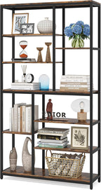 78.7" Extra Tall 8-Tier Rustic