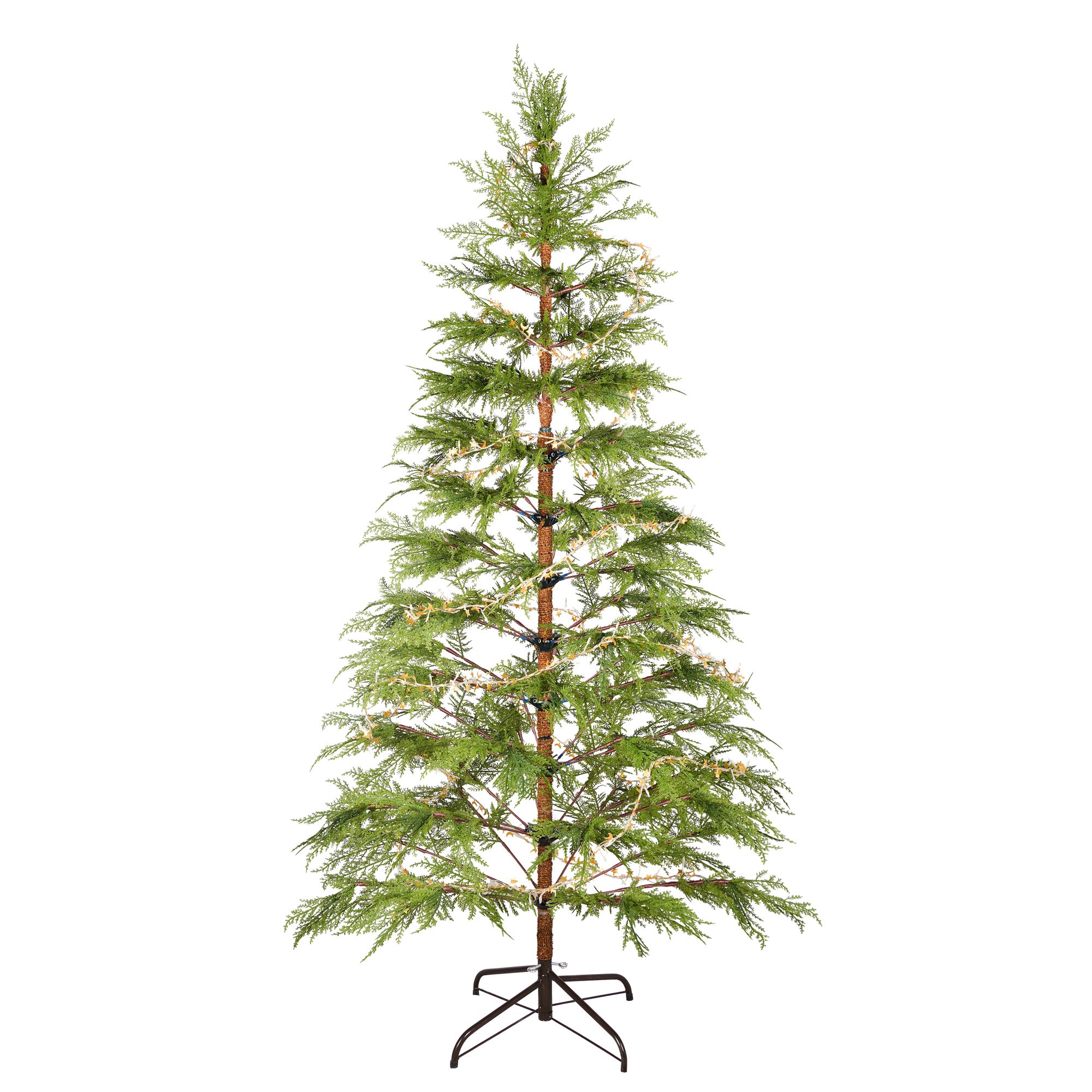 6 Feet Artificial Full Christmas Tree with LED Lights