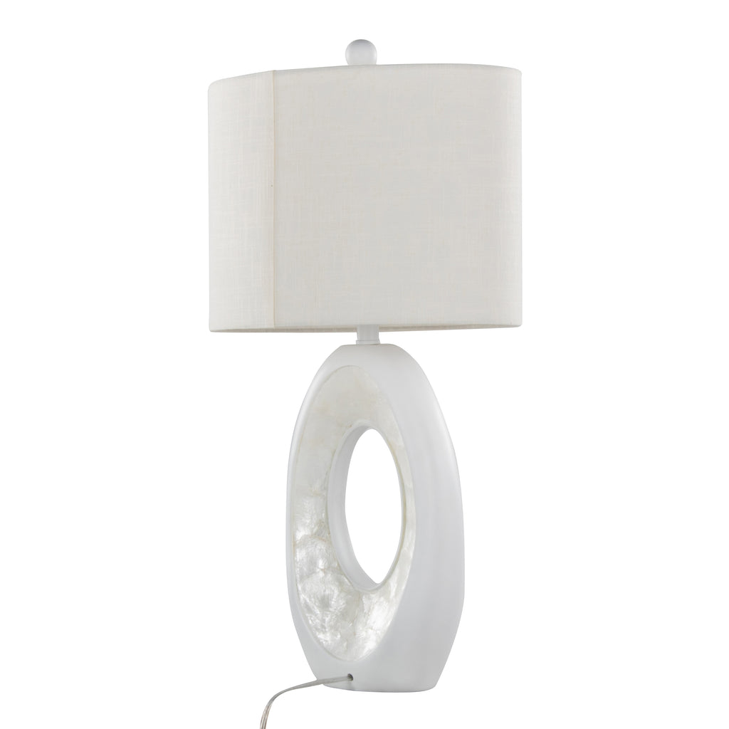 Pearl 29" Contemporary Polyresin Table Lamp in Matte