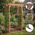 Wooden Arbor Wedding Arch for Ceremony