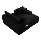 106.3" Cloud Modular Sectional Sofa Couch with L-Shape Chaise