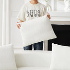 106.3-Inch V-Shaped Modular Sofa Set in Chenille Fabric