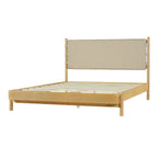 Premium Rubber Wood Platform Bed Frame