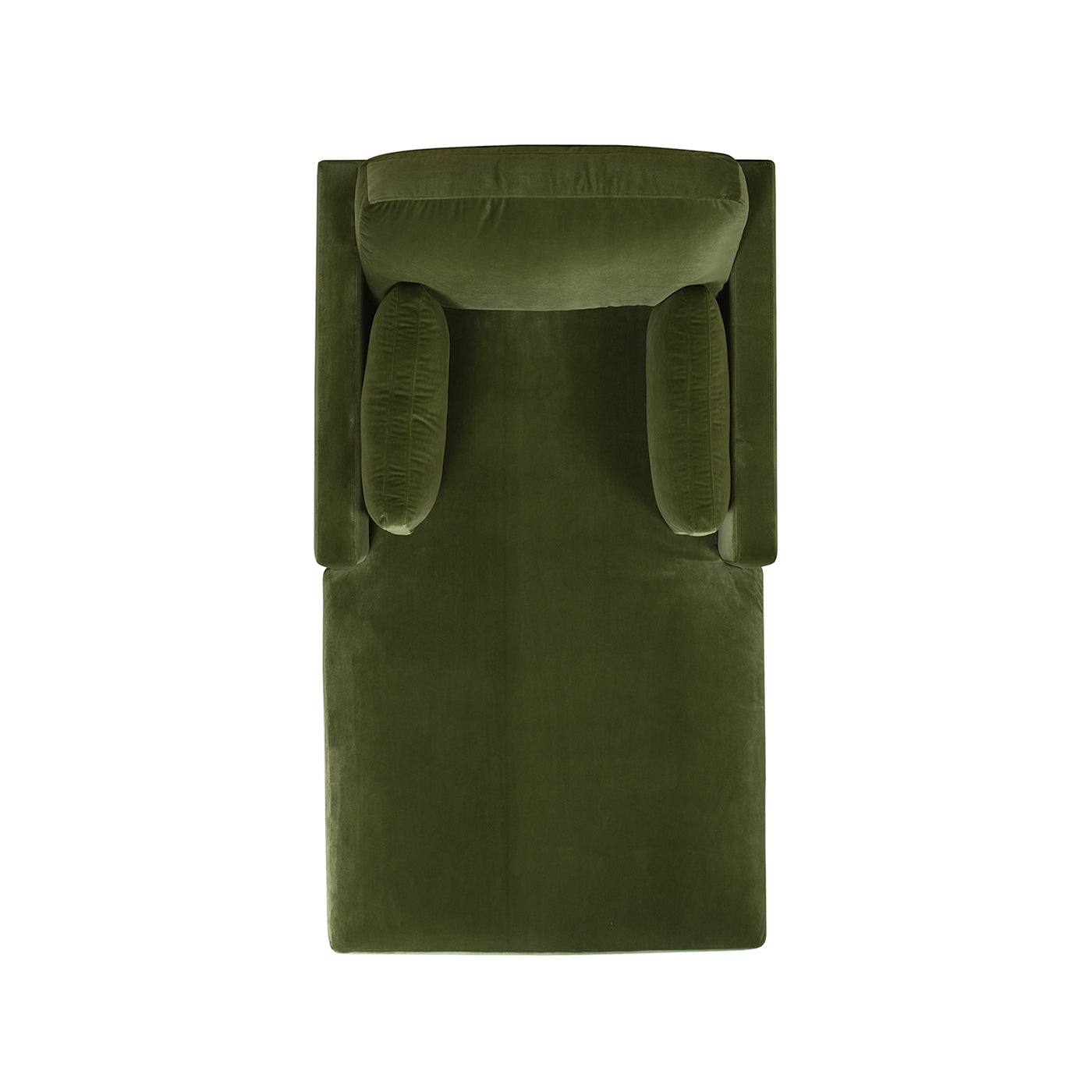 Knox 65" Modern Farmhouse Chaise Lounge Chair, Olive