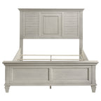 Hazelwood Distressed Wood Panel Bed