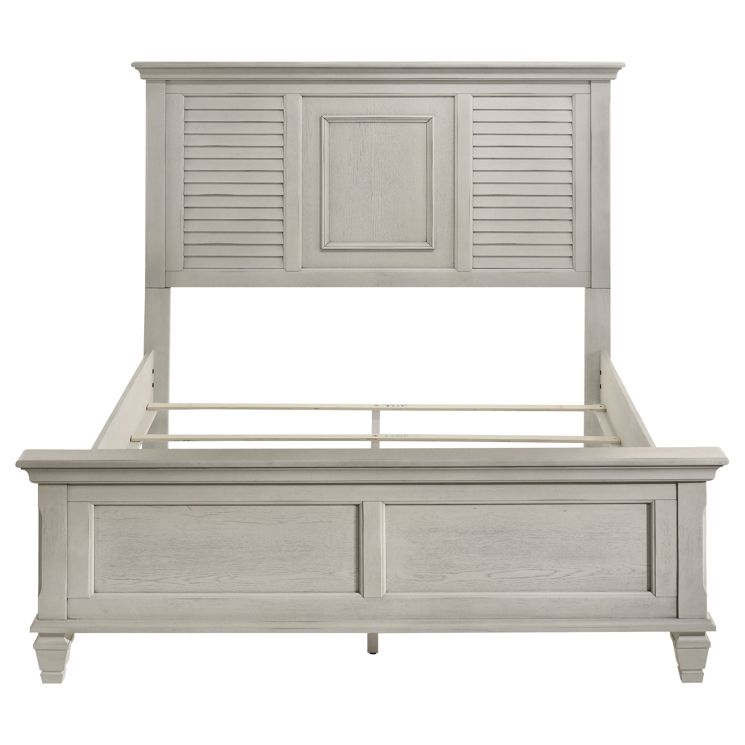 Hazelwood Distressed Wood Panel Bed