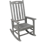 Wooden Oversized Porch Rocker Chair