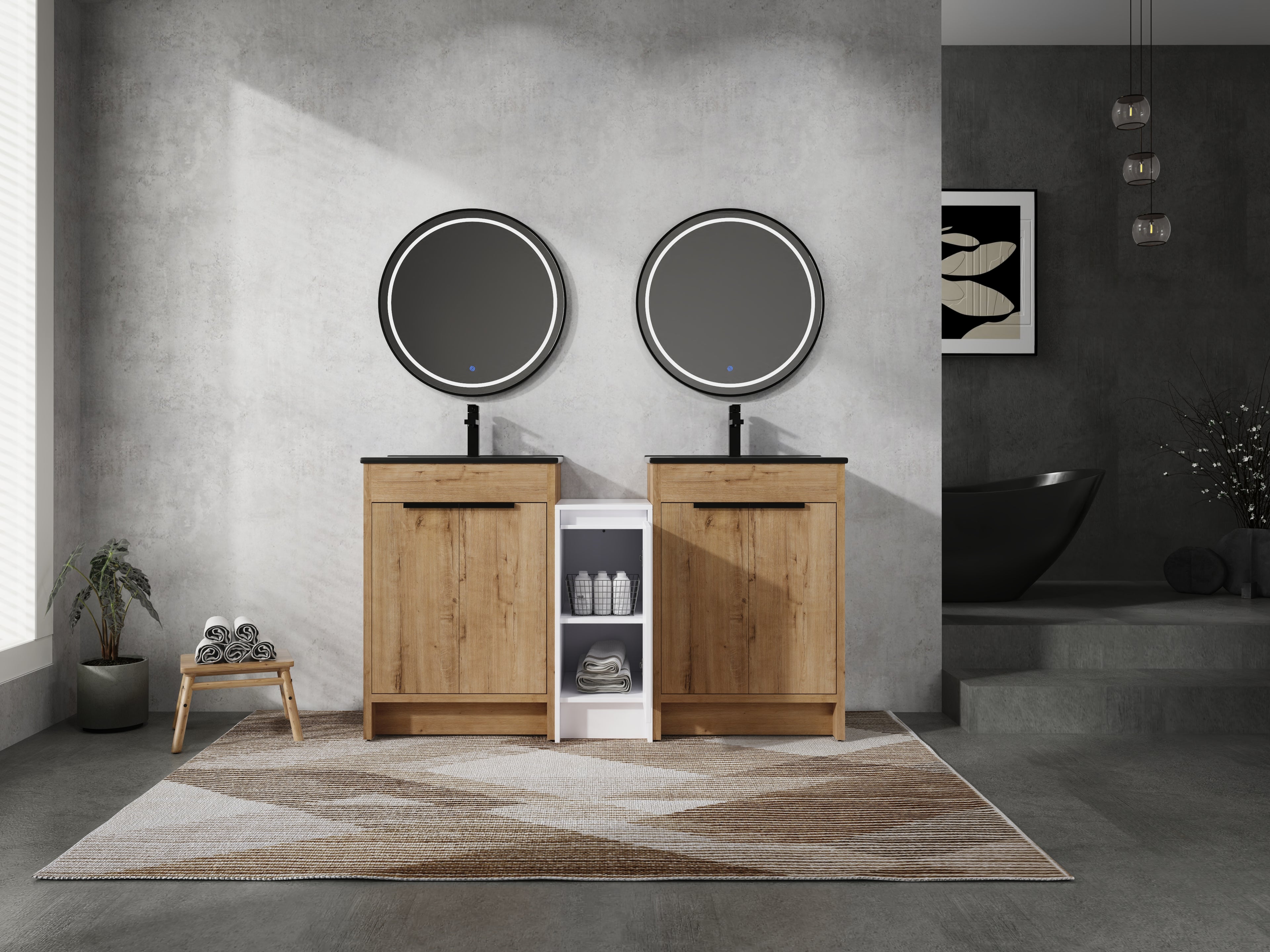 60 Inch Freestanding Bathroom Vanity