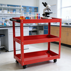 Tool Cart on Wheels, 3 Tier Rolling Mechanic Tool Cart