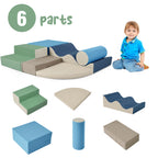 Soft Climb and Crawl Foam Playset 6 in 1