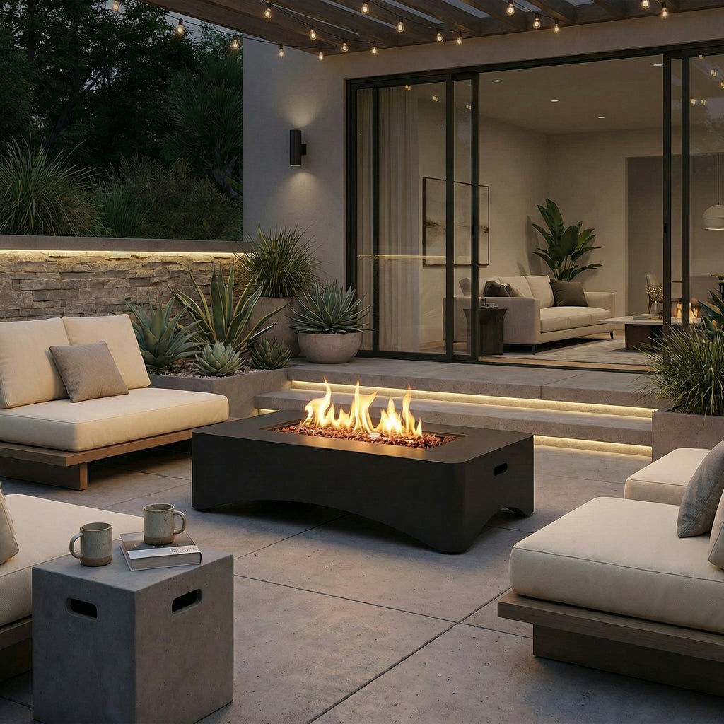 56" Propane Fire Pit Table