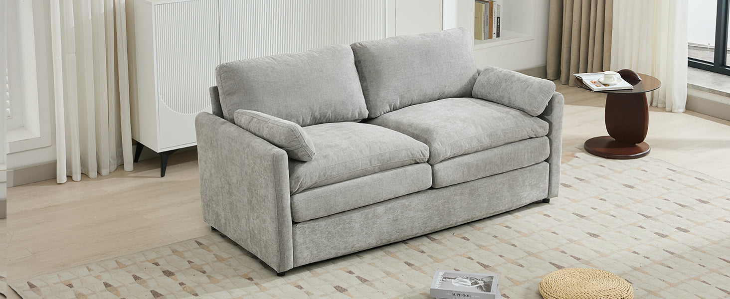 68.1" Cozy Upholstered Loveseat Sofa