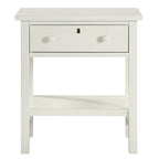 Finley 1-Drawer Storage Nightstand - Antique