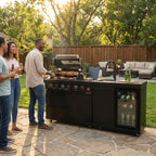 84-Inch Deluxe Stainless Steel Gas Outdoor Kitchen Barbecue Grill