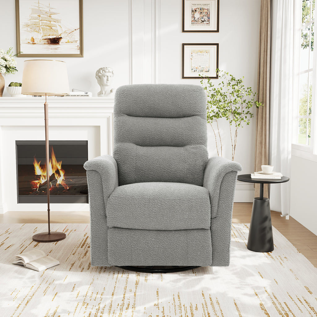 Manual Recliner Chair Rocking and Swivel Recliner