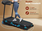 3.5HP Hydraulic Foldable Treadmill with Incline