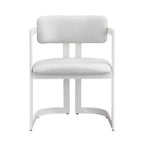 Upholstered Dining Chairs Set of 2, Fabric Armchairs