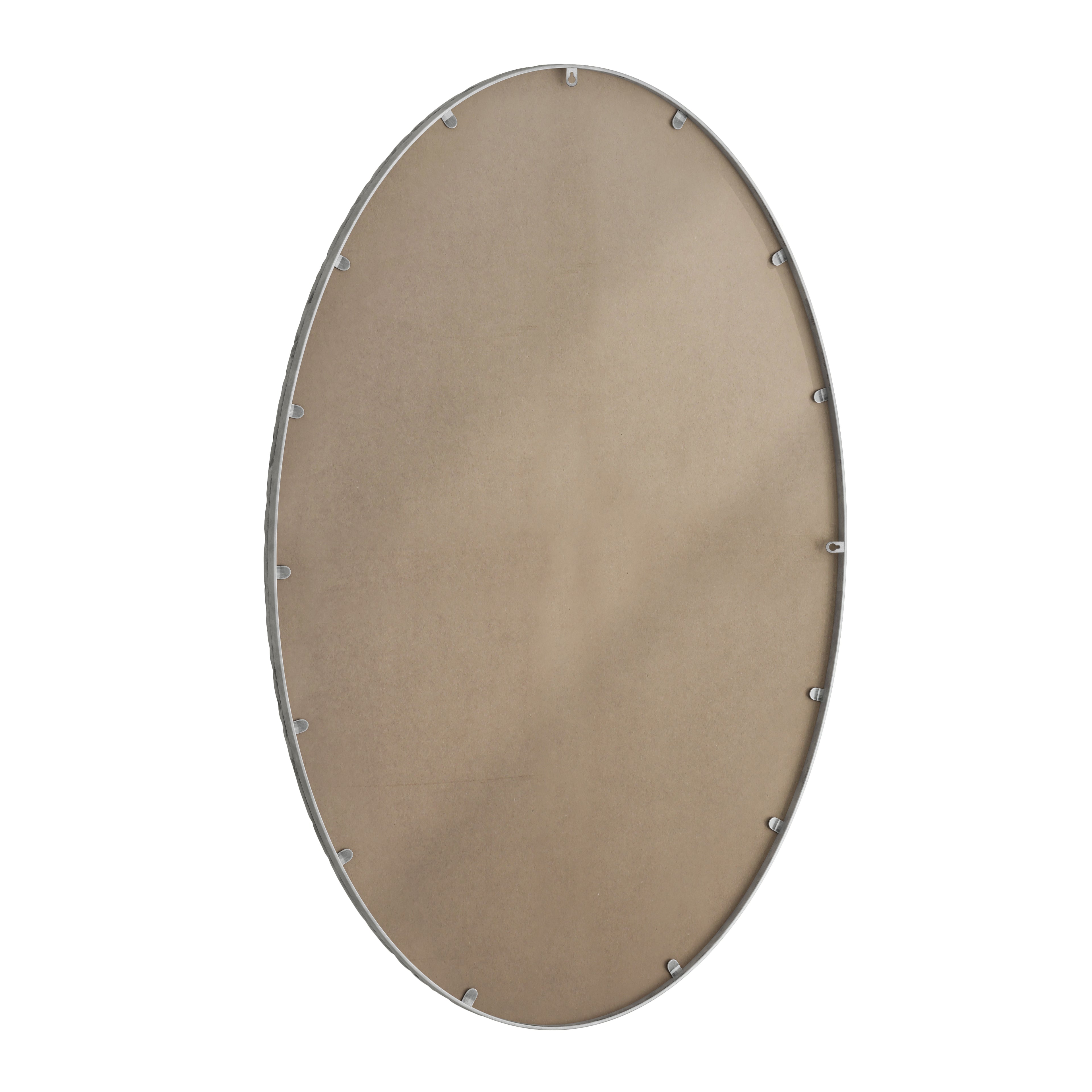 Iron Art Oval Retro Mirror - Antique Effect