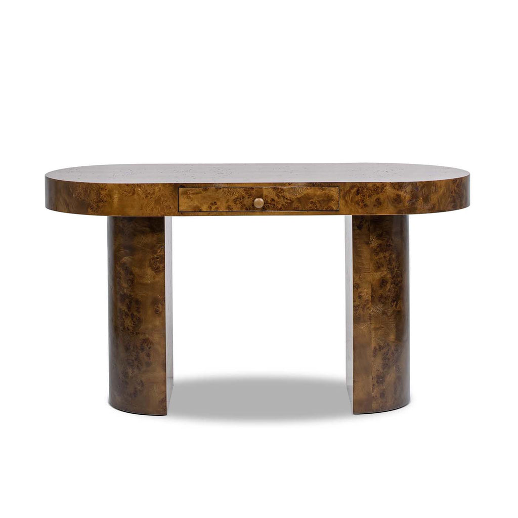 Jesse 55.5" Single Drawer Oval Computer Desk