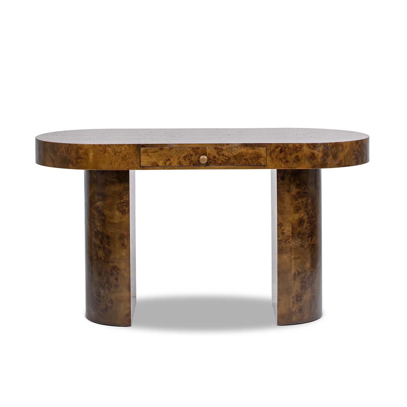 Jesse 55.5" Single Drawer Oval Computer Desk