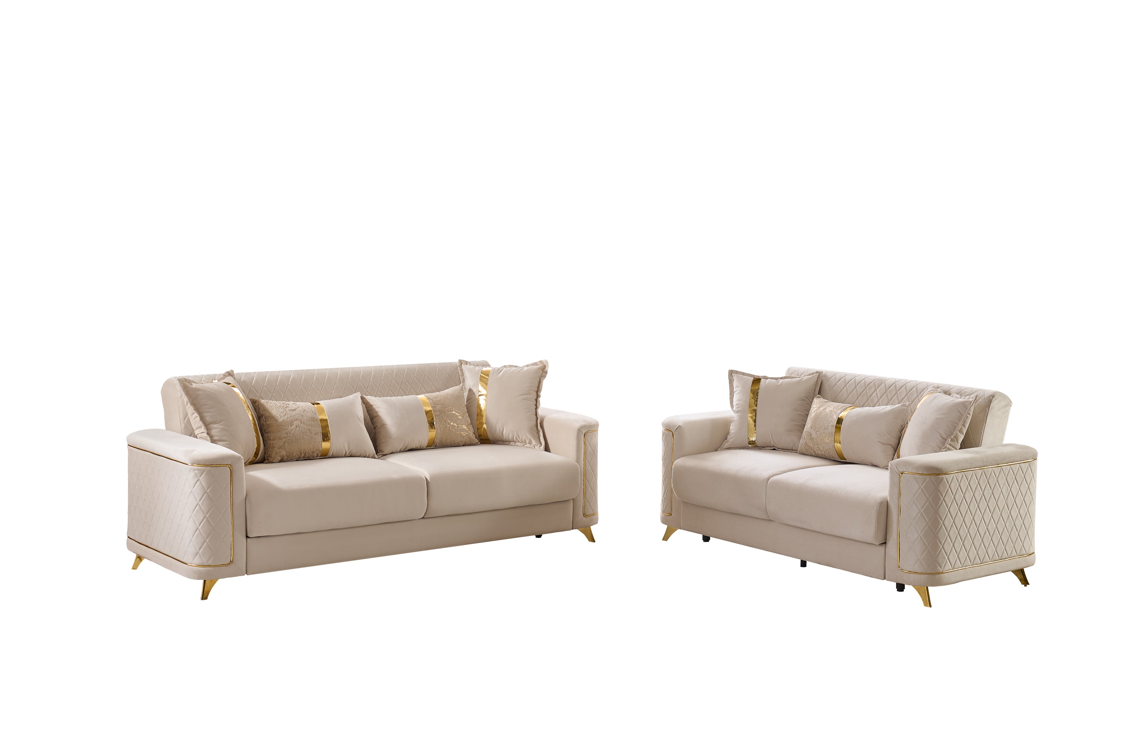 Lisa 2PC Sofa and Loveseat Set