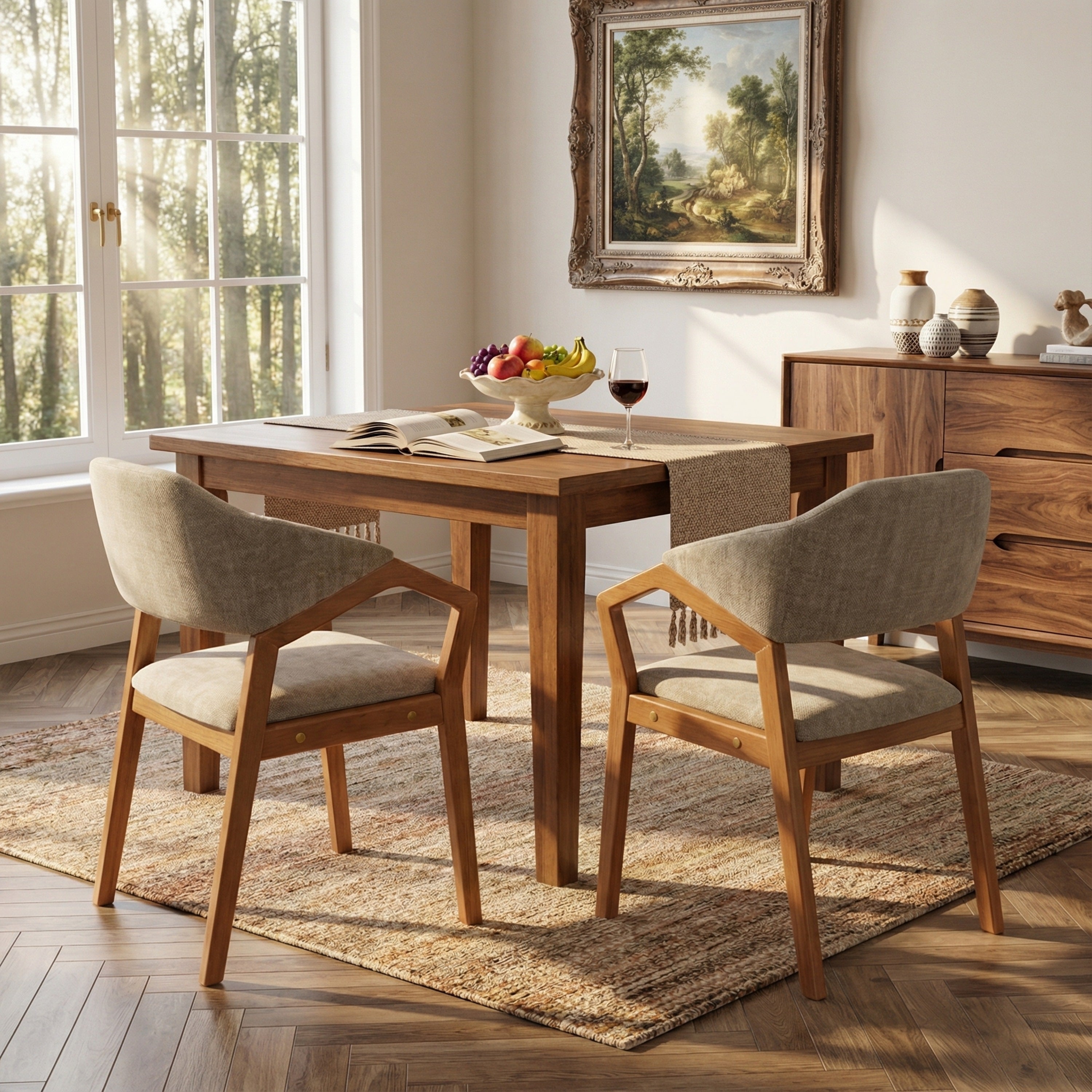 Indoor Dining Chair Set of 2