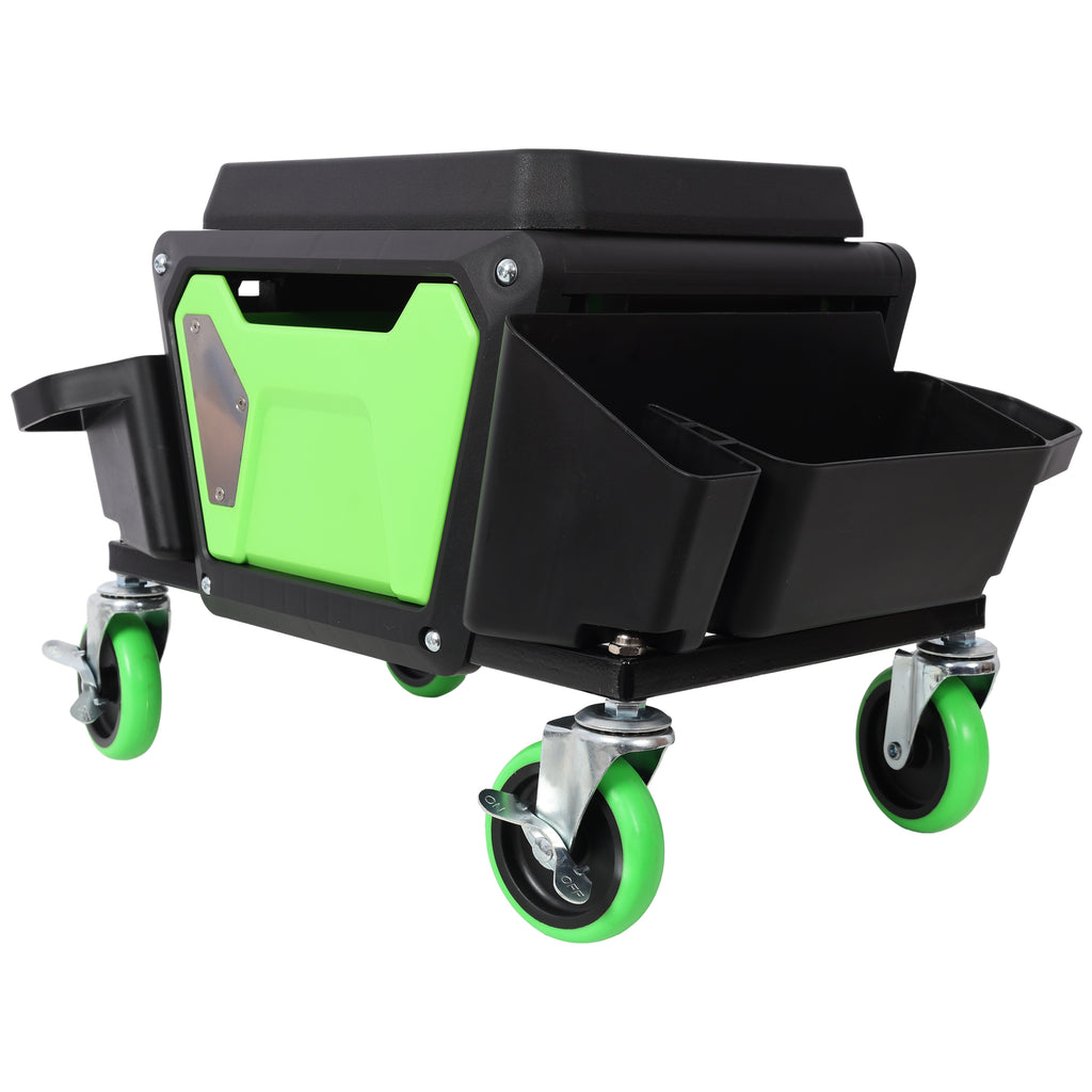 Heavy Duty Mechanic Stool with 330lbs Load Capability